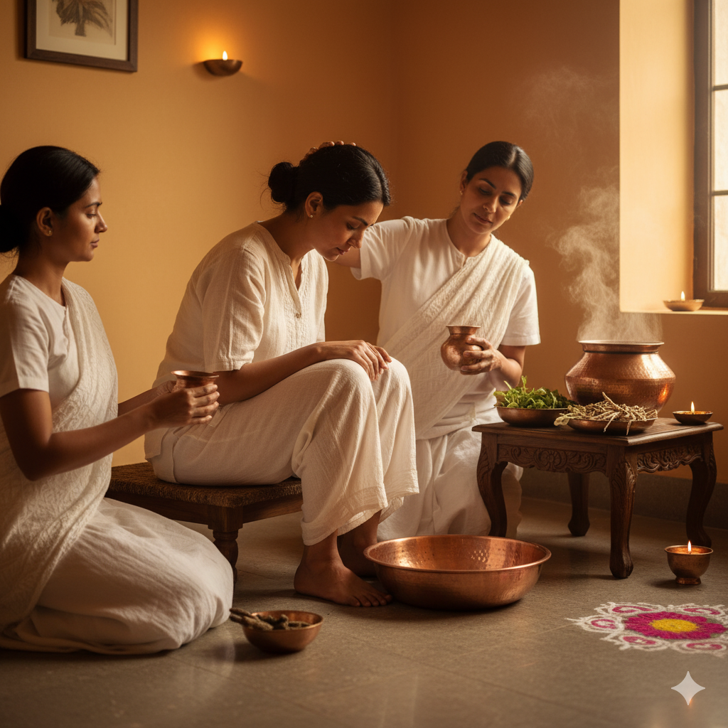 Ayurvedic Panchkarma therapy at Atreya Ayurvedam Bareilly